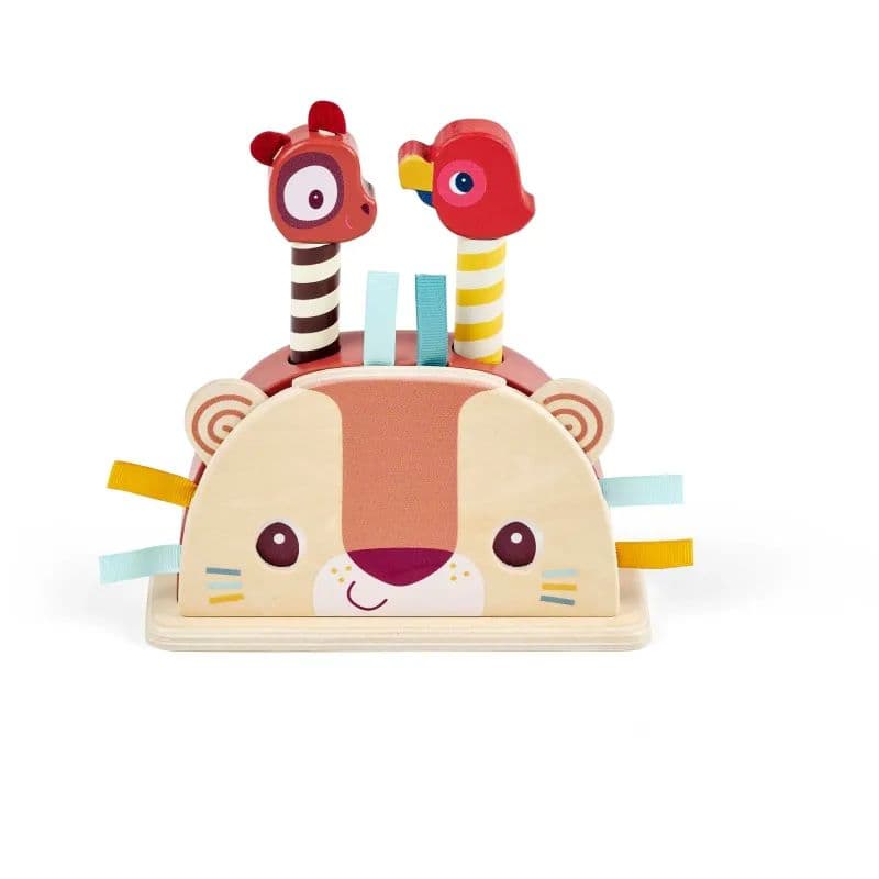 Pop-up en bois - Jack le lion