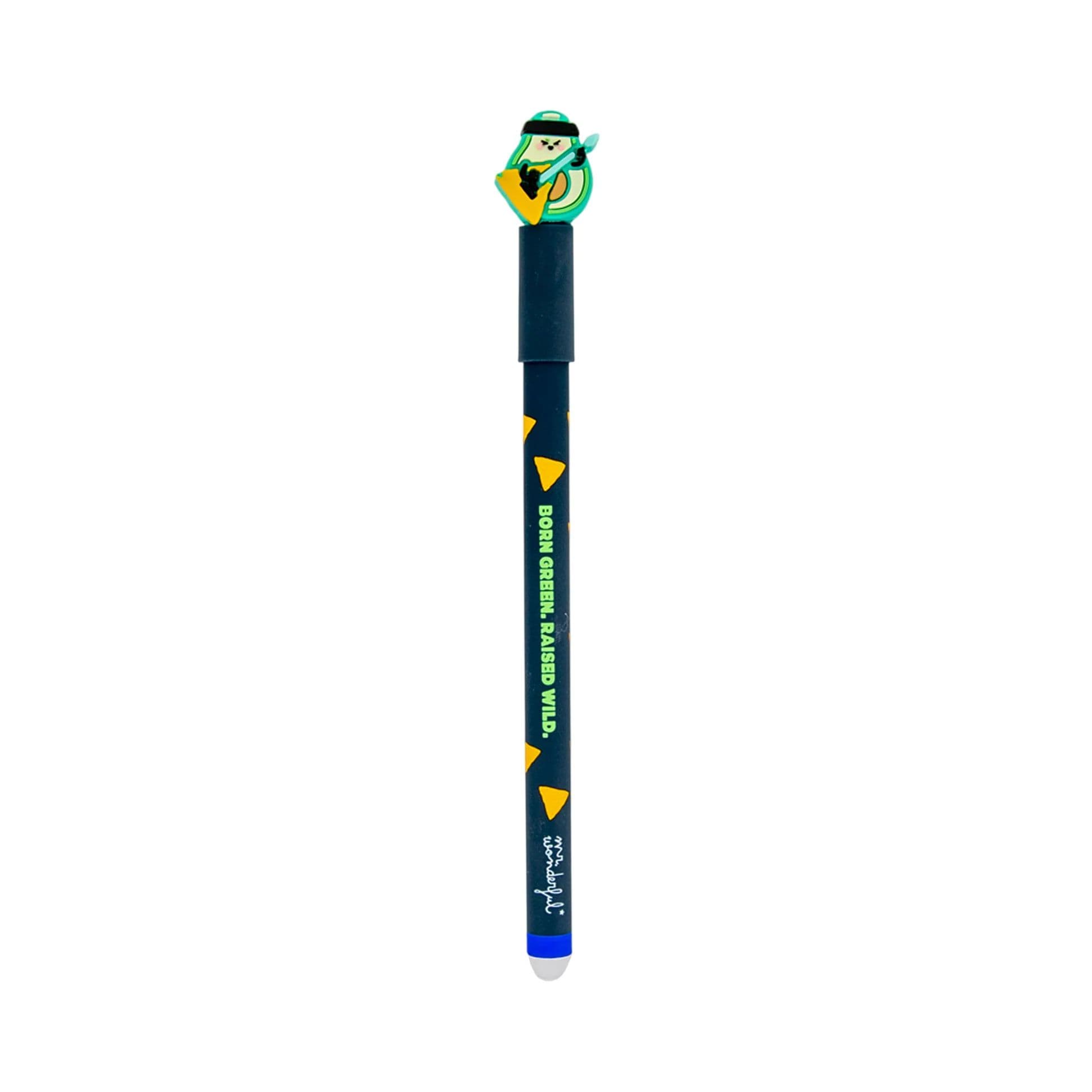 Stylo effaçable Bo-bo - Avocat né vert, élévé sauvage
