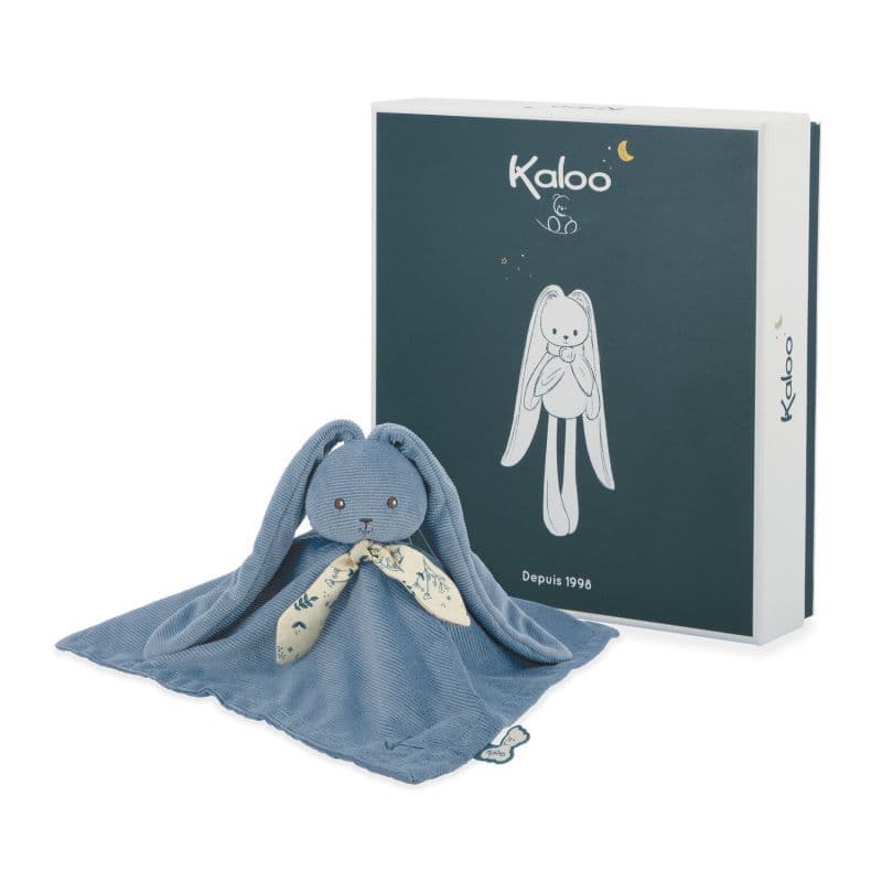 Doudou lapin Bleu horizon