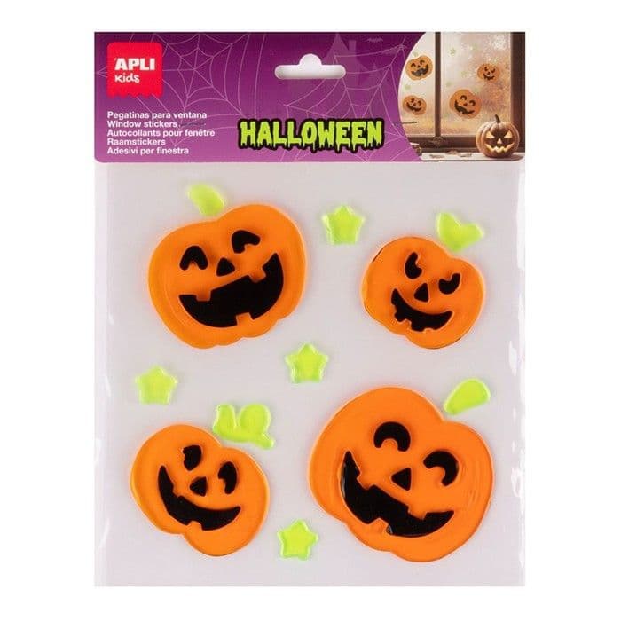 Autocollants pour fenêtre - Halloween ( citrouille )