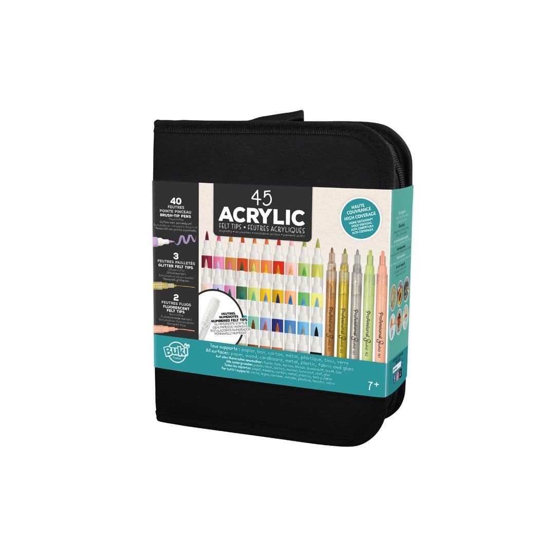 Professional Studio - Trousse 45 feutres acryliques