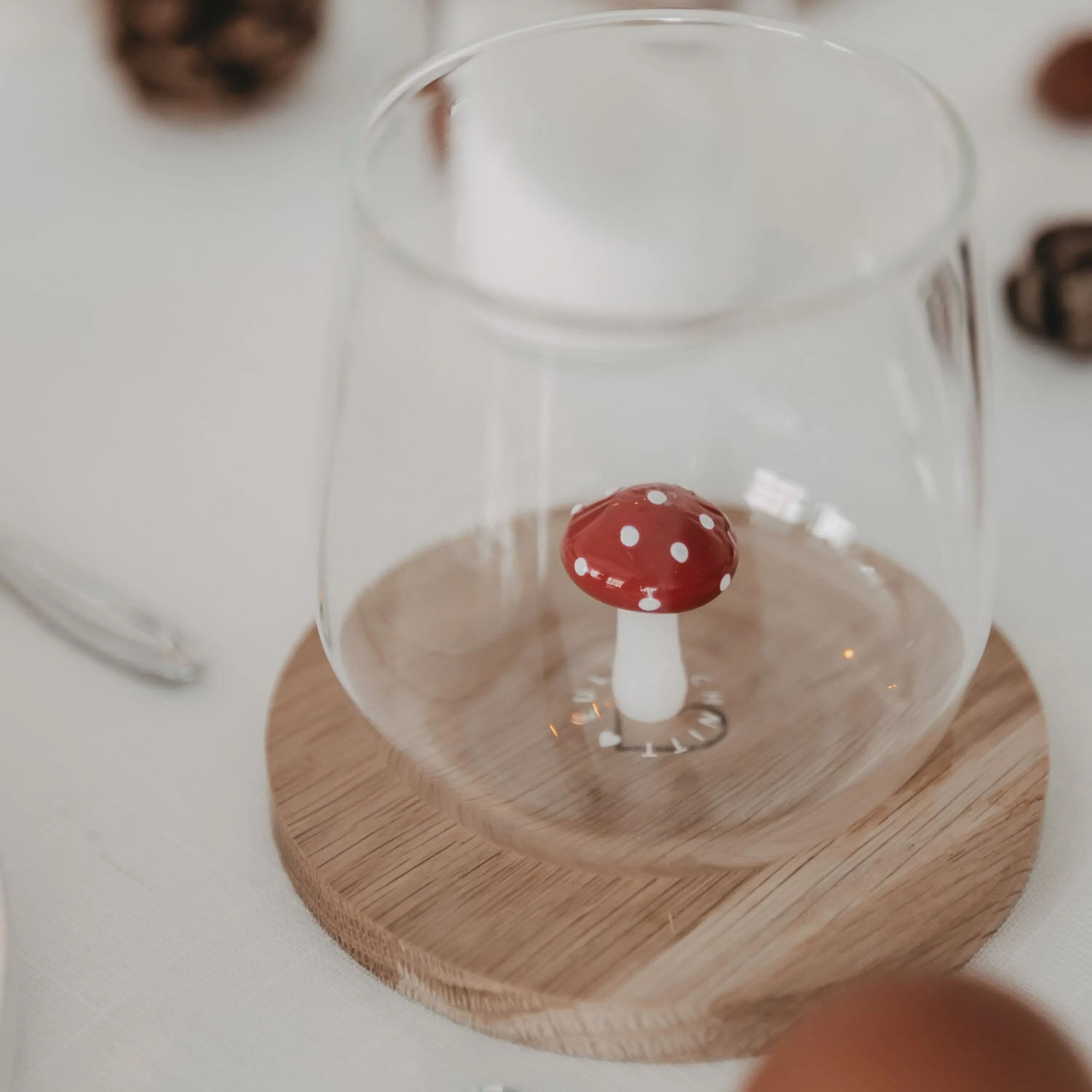 Verre à boire - Figurine champignon