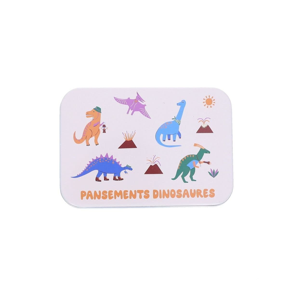 Boîte de pansements Dinosaures