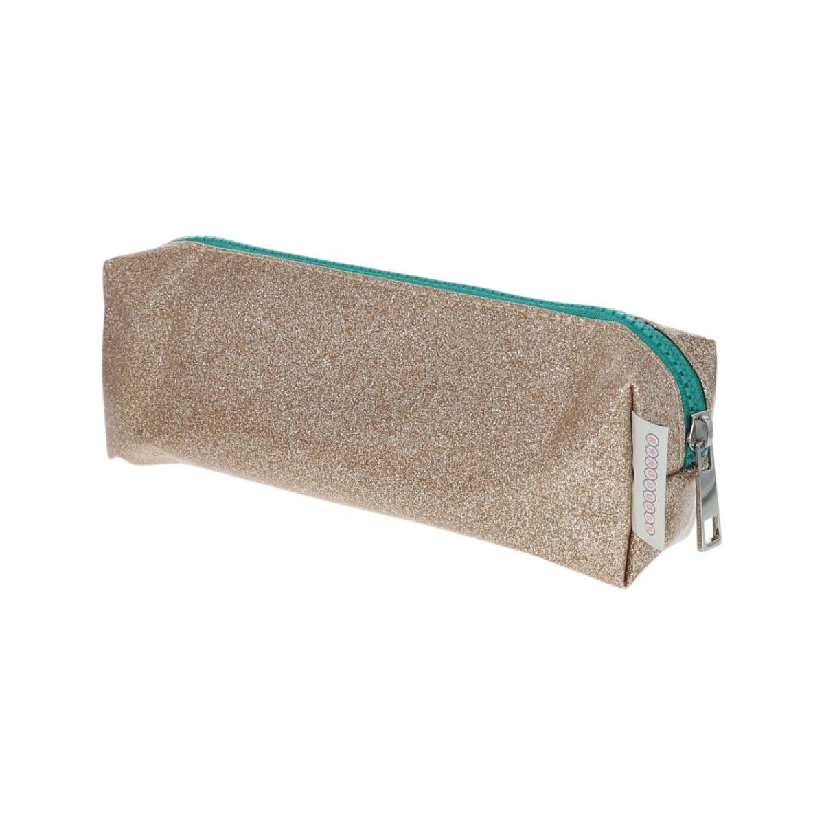 Trousse à paillettes doré