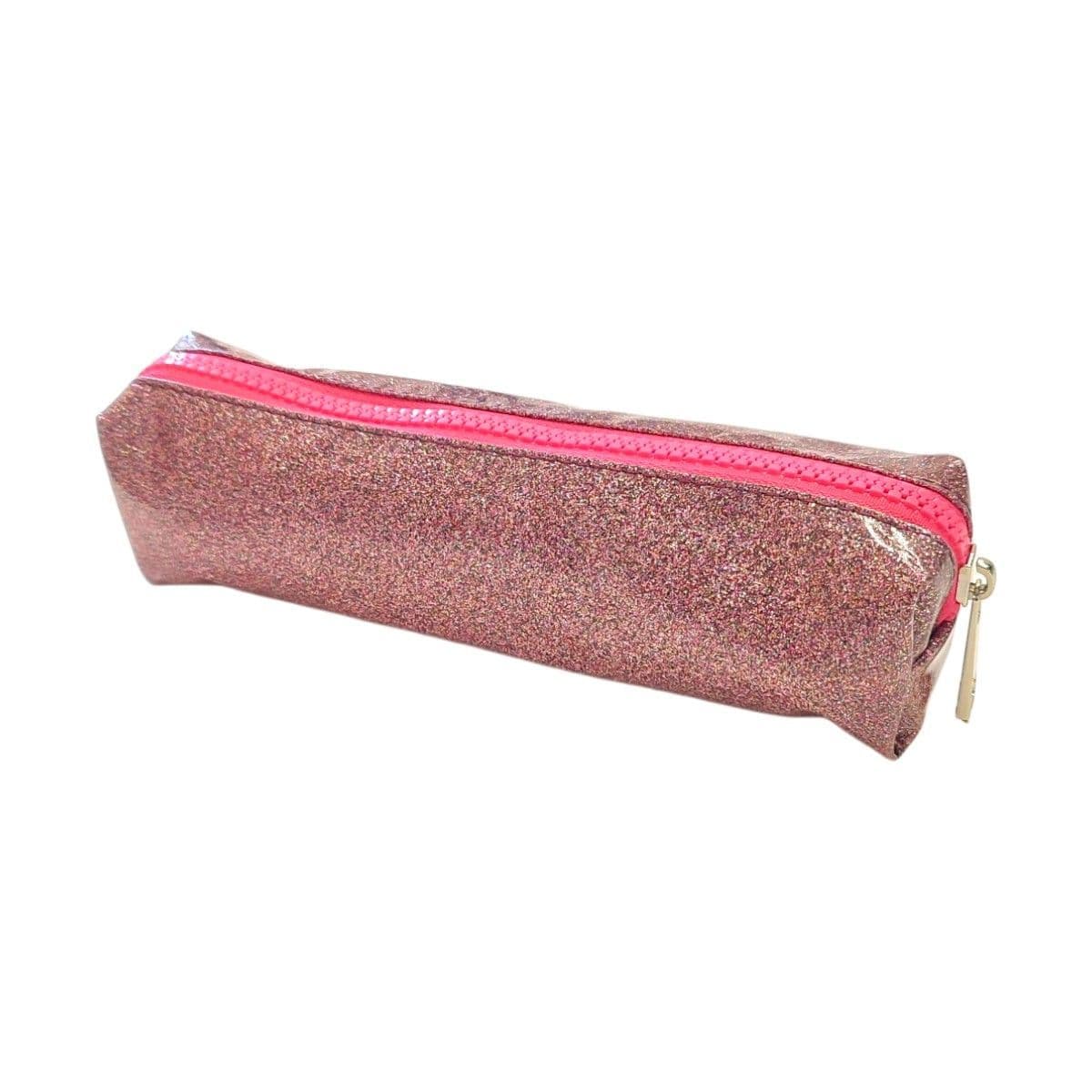 Trousse violette à paillettes