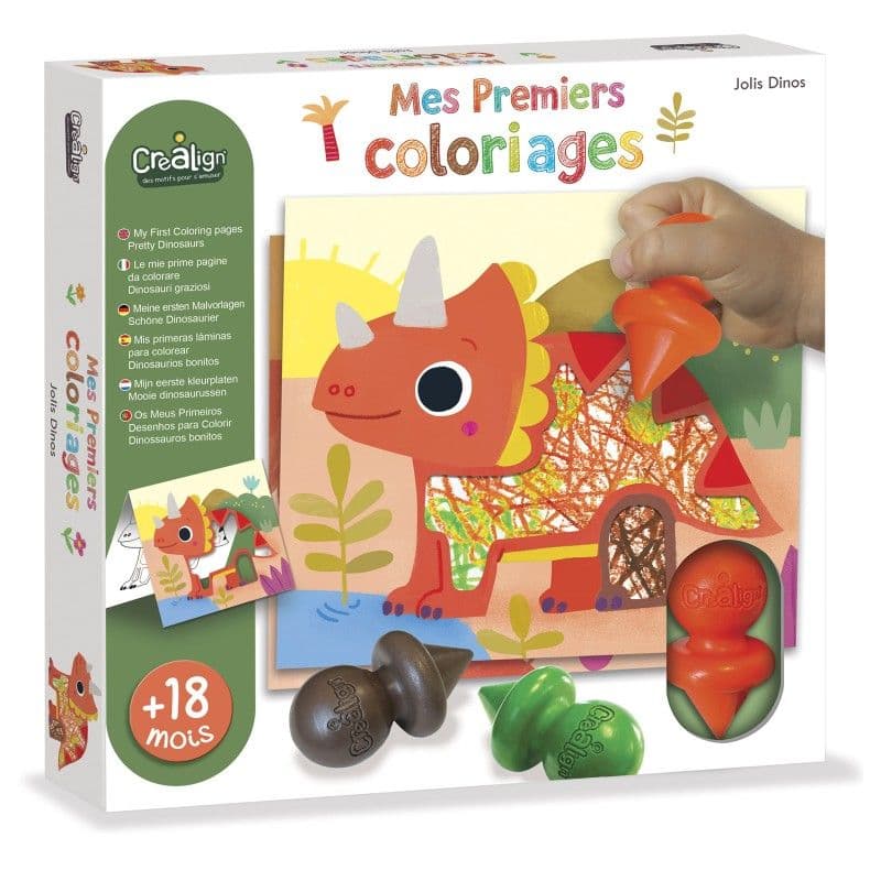 Mes premiers coloriages - Jolis dinos