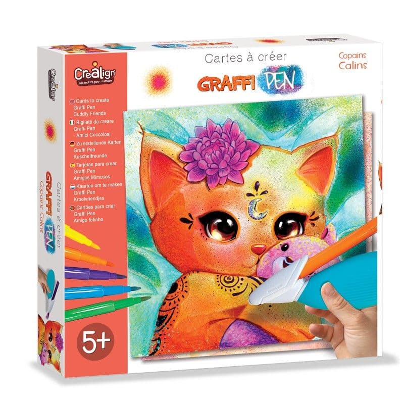 Cartes à créer Graffi pen - Copains Calins