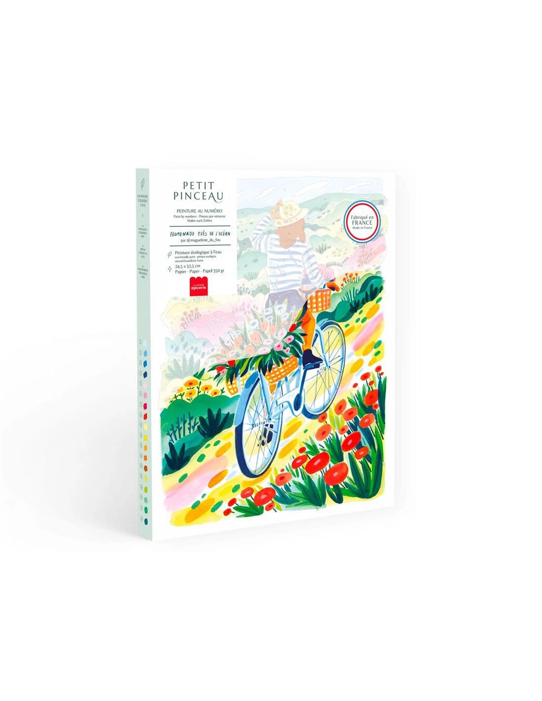 Coffret peinture au numéro - Petit Pinceau - Promenade près de l'océan