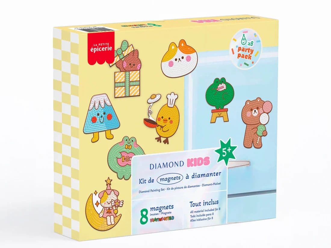 Diamond kids - Kit de magnets à diamanter - Party pack