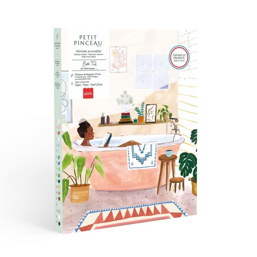 Coffret peinture au numéro - Petit Pinceau - Bath Tub