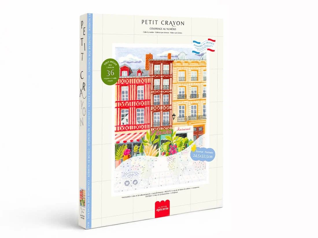 Coffret coloriage au numéro - Petit Crayon - Place aux fleurs
