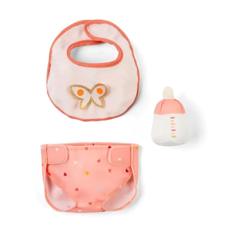 Set d'accessoires pour poupon - Rose