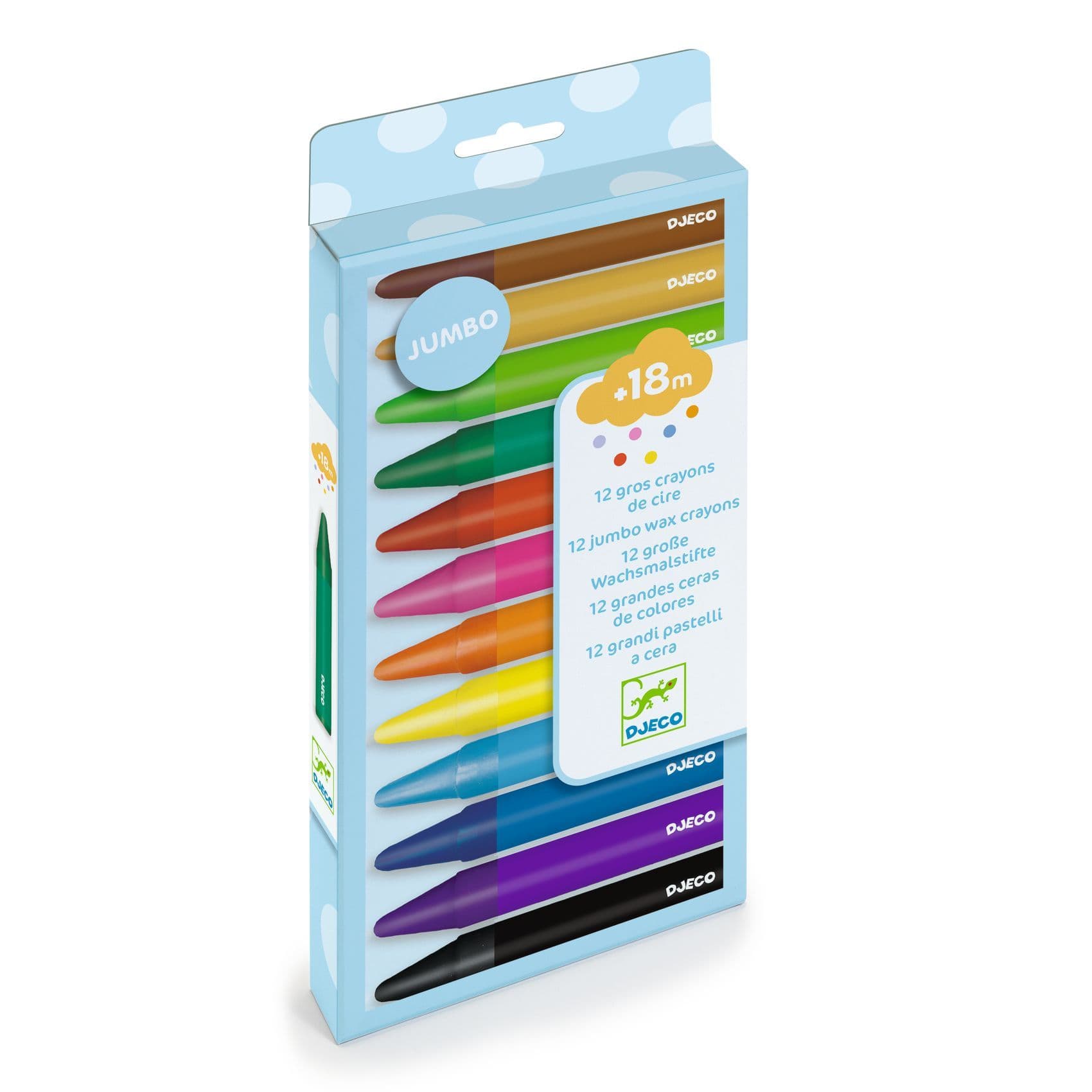 12 gros crayons de cire