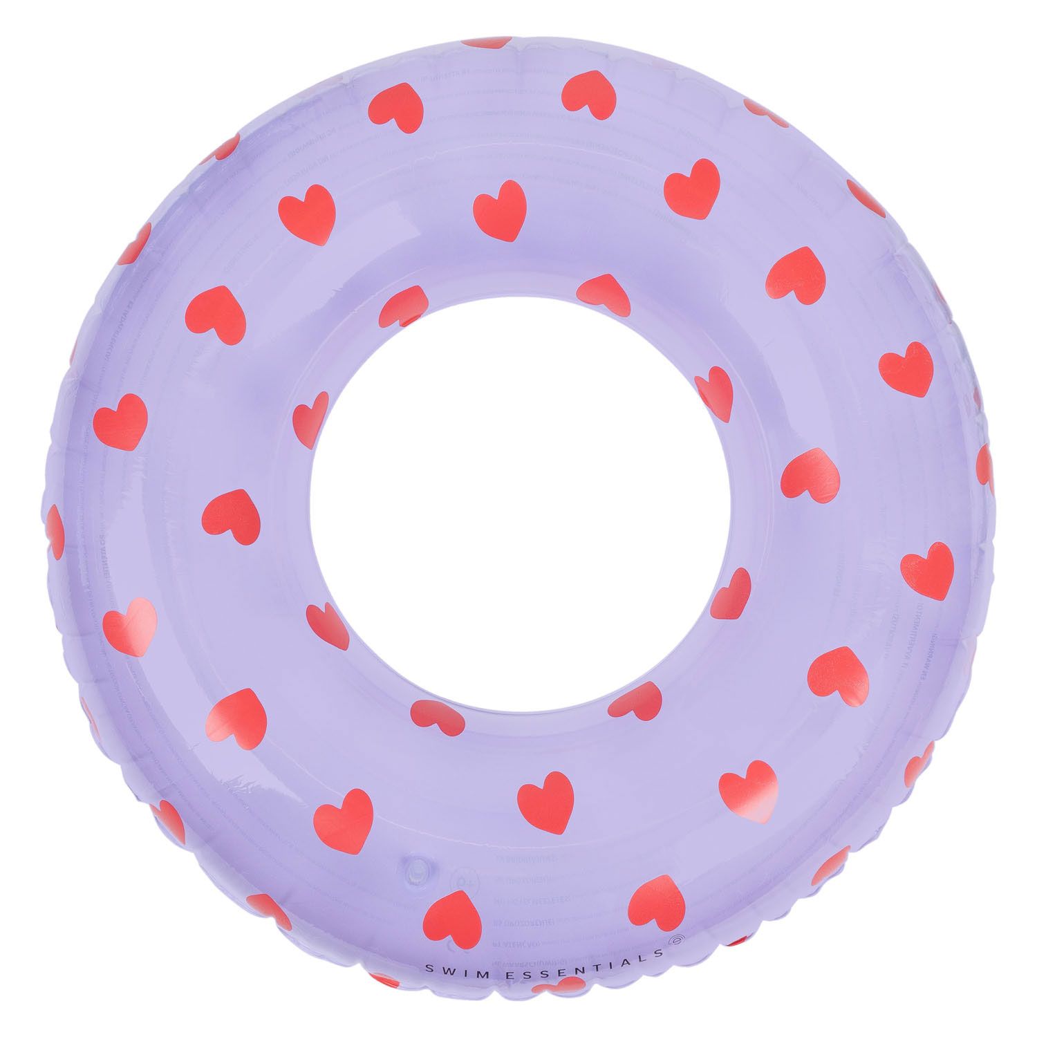 7432234154120-bouee-de-natation---lila-imprime-coeurs-90-cm