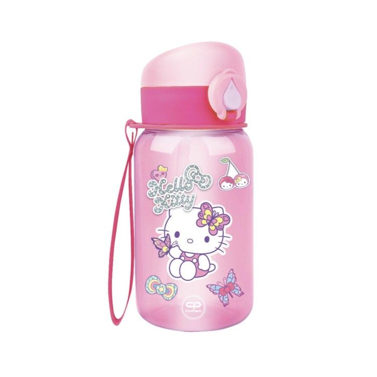5907360010814-gourde-hugo-500ml-avec-paille----hello-kitty-rose